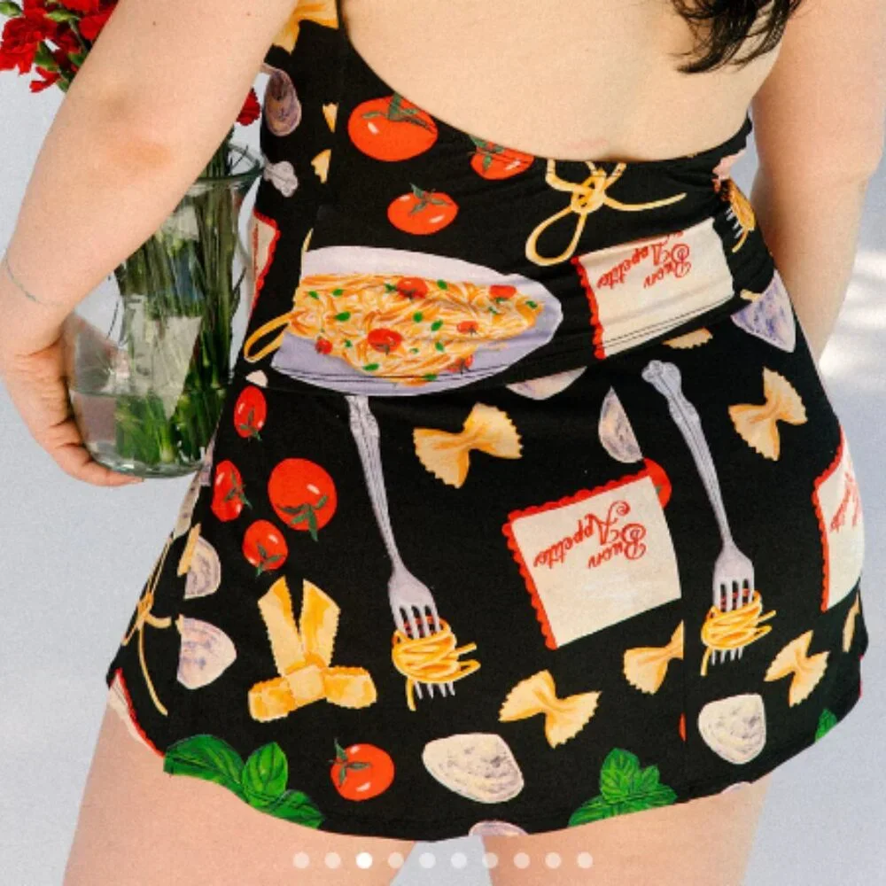 Darcy Skort LISA SAYS GAH Buon Appetito Black 3xl only - Picture 5 of 5